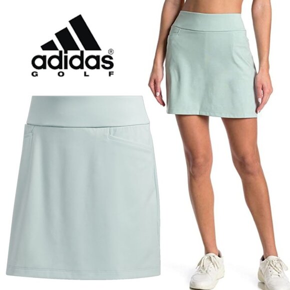 NEW Adidas Golf Ultimate360 Solid Inner Short Skirt Skort Mint Green Tint XL $70 - Picture 1 of 13